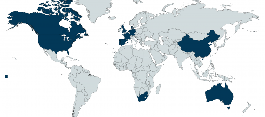 Camarades world map