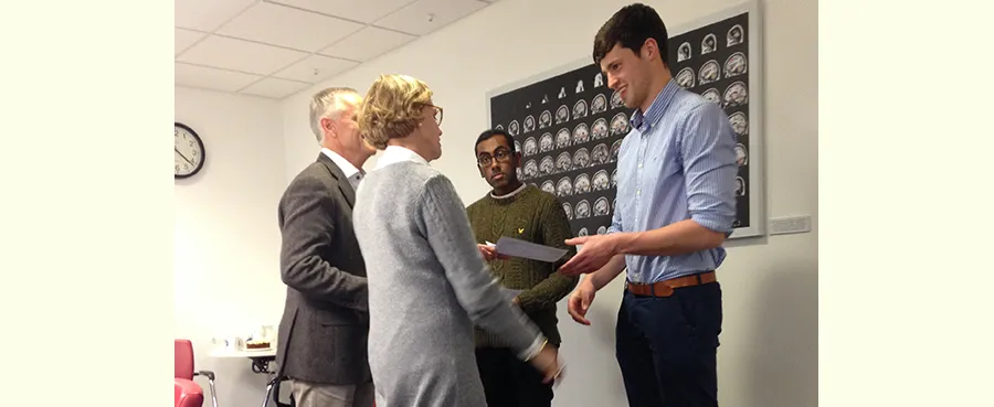 Arthur Fonville Award winners receiving their prize