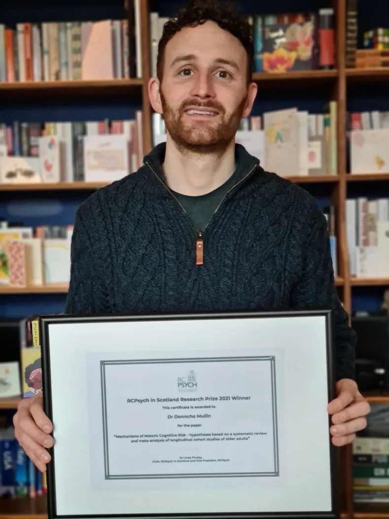 Dr Donncha Mullin RSPsych 2021 Prize
