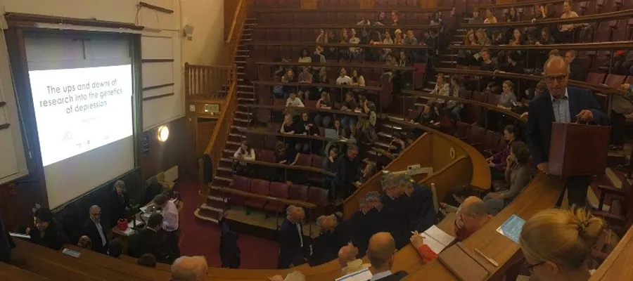 Naomi Wray presenting at the STRADL annual meeting 2018