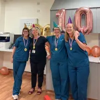L to R: Iona Hamilton, Gayle Barclay, Donna McIntyre, Charlotte Jardine