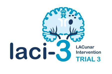 Blue and White LACI-3 Logo