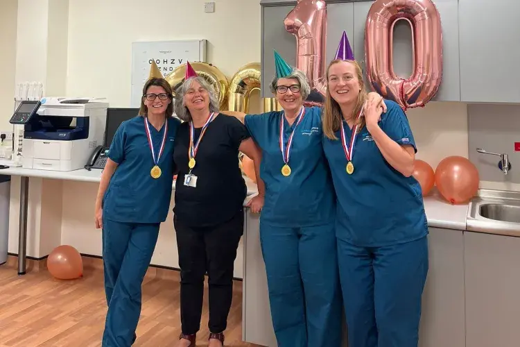 L to R: Iona Hamilton, Gayle Barclay, Donna McIntyre, Charlotte Jardine