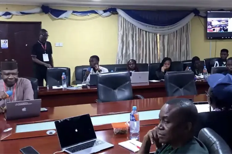 Group of attendees to DATICAN hackathon