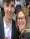 Aneta and her son, Dominik