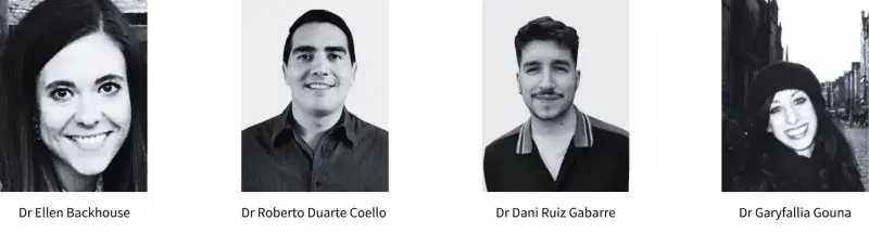 Ellen Backhouse, Roberto Duarte Coello, Dani Ruiz Gabarre, Garyfallia Gouna