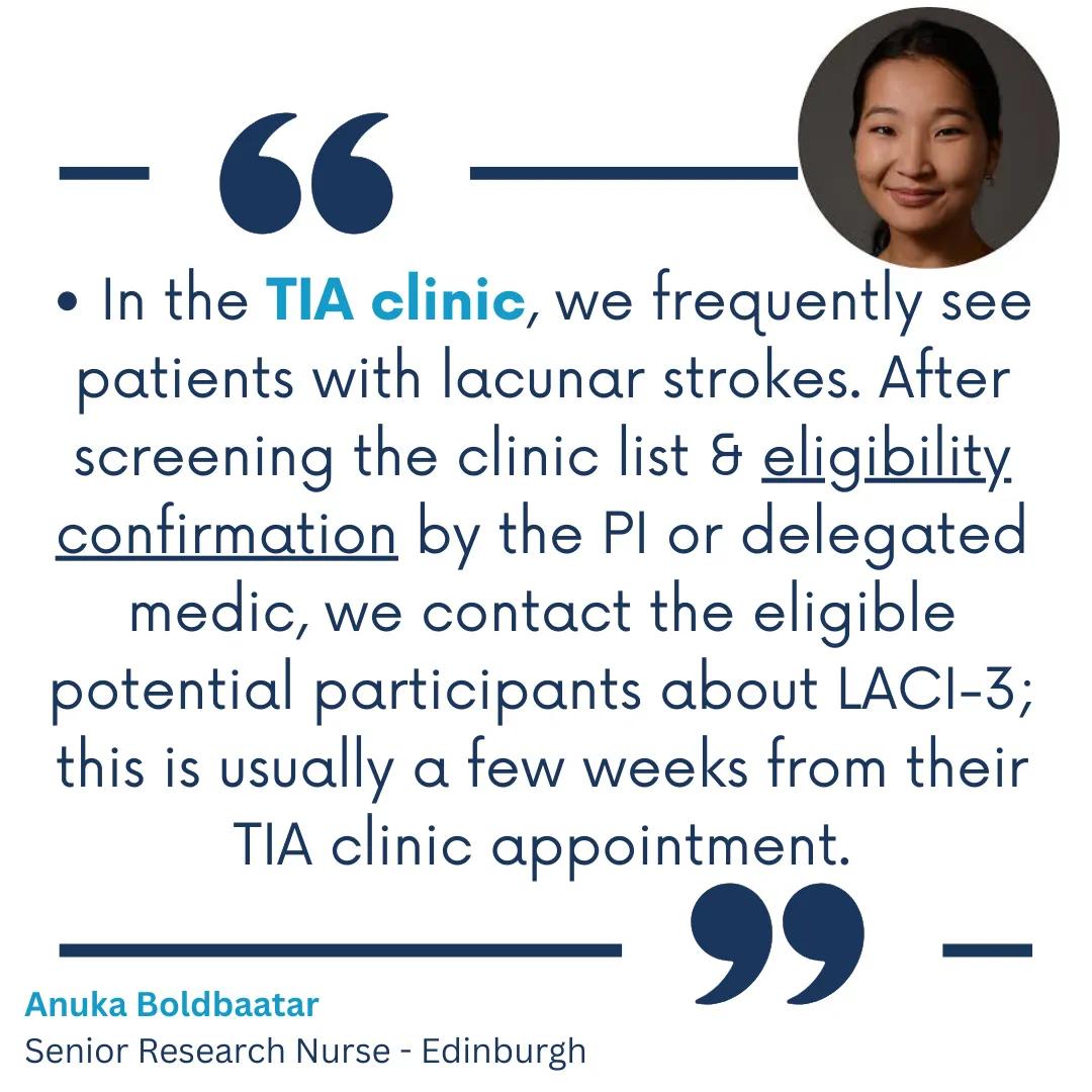 Quote from LACI-3 Team member 