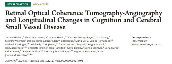 Image of Neurology retinal paper