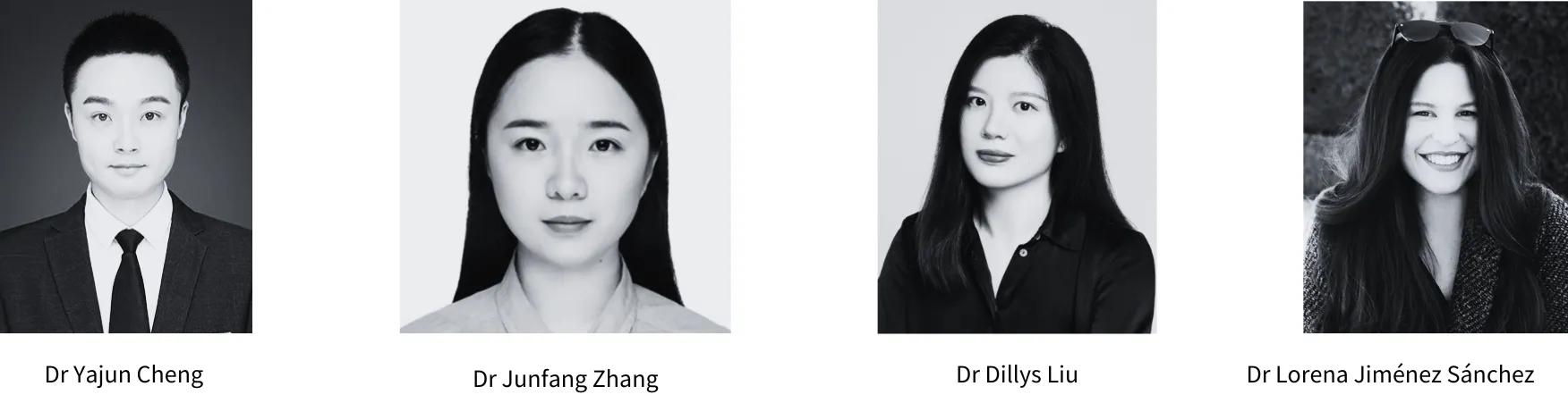 Dr Yajun Cheng; Dr Junfang Zhang; Dr Dillys Liu; Dr Lorena Jiménez Sánchez
