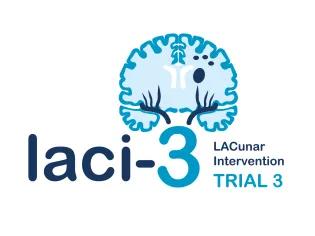 Blue and White LACI-3 Logo