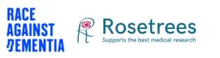 Race Against Dementia & Rosetrees Trust Logos