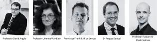 Professor David Argyle; Professor Joanna Wardlaw; Professor Frank-Erik de Leeuw; Dr Fergus Doubal; Professor Rustam Al-Shahi Sal