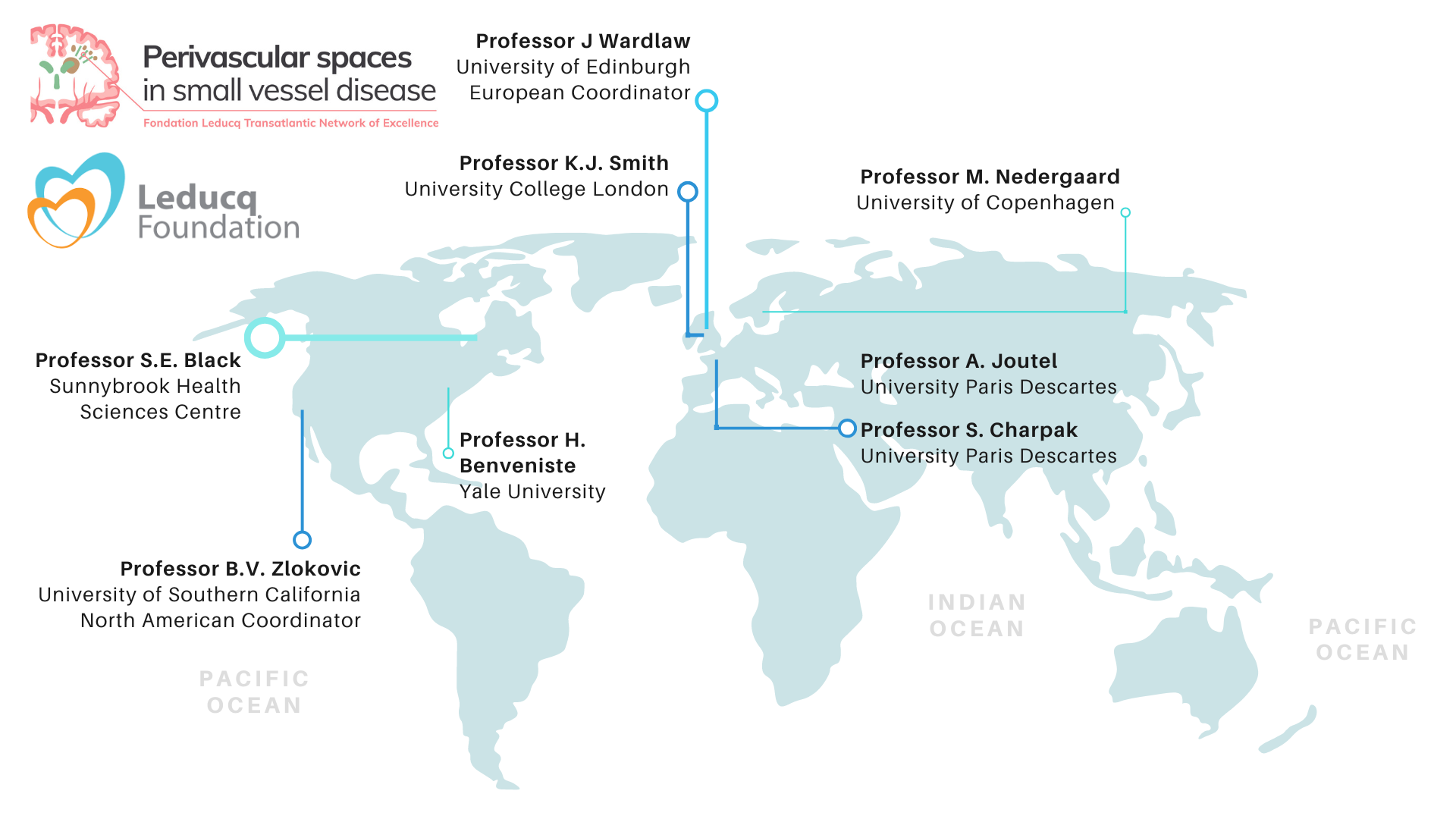 Fondation Leducq World Map